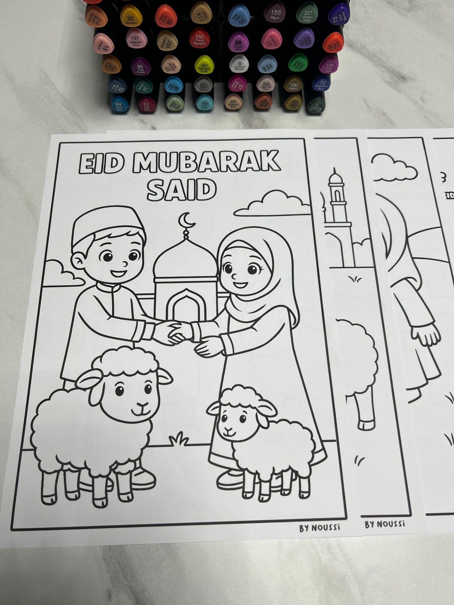 Eid al-Adha Kleurplaten Set